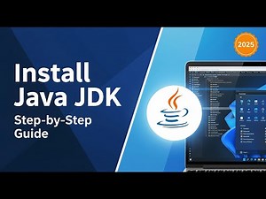 ✅ How to Install Java (JDK) on Windows | Step-by-Step Installation Guide 2025