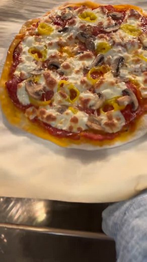 Pizza night 🍕on what feels like Snow Day 500. Our favorite crust by far is made with King Arthur Neapolitan ‘00’ Pizza flour. It’s the perfect mix of chewy and crunchy and absolutely delicious. Have you tried it? #kingarthurbaking #kingarthurflour | Mykycottage