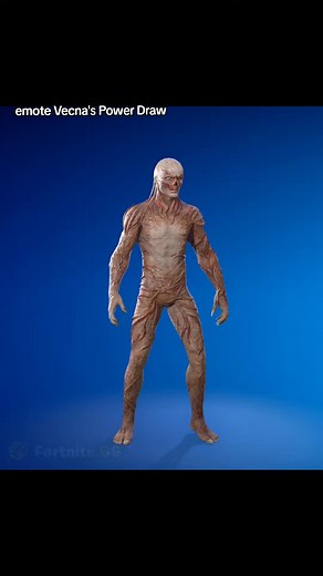 EMOTE Vecna's Power Draw do Stranger Things No FORTNITE!