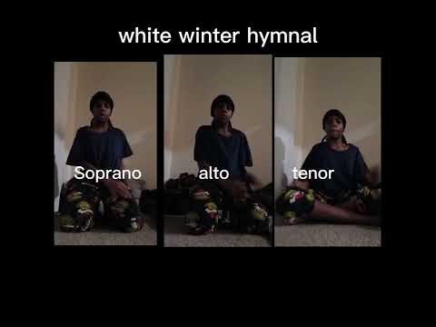 White winter hymnal clap parts