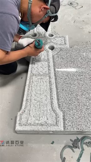 DaleiStone on Instagram: "Hand Carved Celtic Cross Light Grey Granite Headstone Celtic crosses in a variety of shapes and sizes can be adapted to different headstone designs,welcome to inbox us for more details. inquiry@daleistone.com https://www.tombstonesgranite.com/ #stonework #granite #celticcross #cross #monument #headstone #funeral #tombstone #gravestone #supplier #Ireland #UK #cemetery #handmade #carved #DL #reels #fyp"