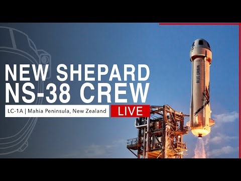 Blue Origin NS-38 Crew Launch from West Texas
