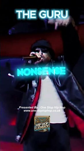 The Guru Gang Starr - 90s Hip Hop Flashbacks - #TheGuru #gangstarr