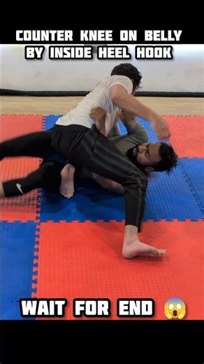 Knee On Belly Escape to Inside Heel Hook #shorts #trending #youtubeshorts #bjj #mma