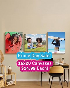 Prime Day Is BACK! Get Unlimited 16x20 Canvas Prints For Just $14.99/ea! 🌟 | Easy Canvas Prints