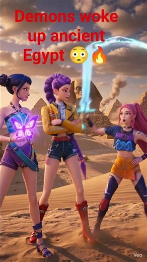 Demons woke up ancient Egypt 😳🔥K-Pop Demon Hunters