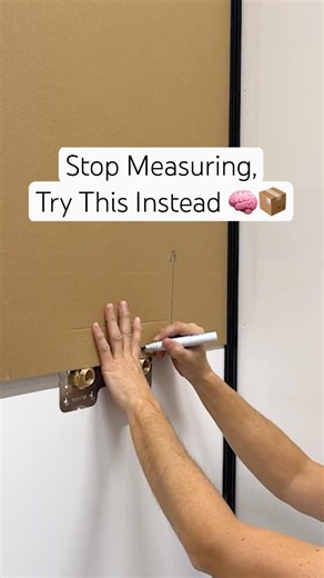 Skip the Ruler! This Cardboard Template Hack Changes Everything📦 #diy #hacks #lifehacks #satisfying