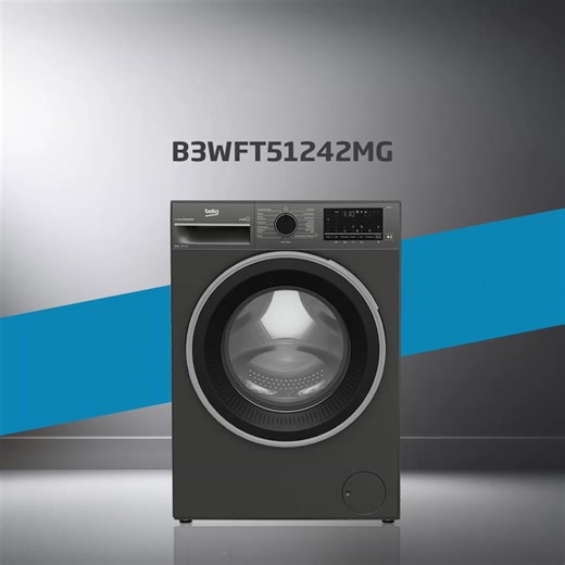 With an impressive 12kg washing capacity, laundry days just became a breeze! Say goodbye to multiple loads and hello to efficiency. Tackle even the biggest piles of clothes in one go, saving you time and effort.. #Beko #WashingMachine #FrontloaderWashingMachine #ABekoStateOfMind | Beko