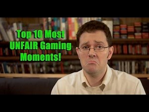 Top 10 Most Unfair Gaming Moments - AVGN Clip Collection