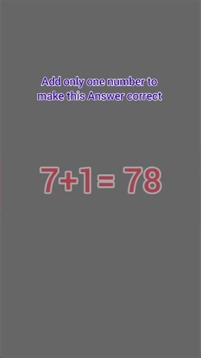 Add one number | Brain Teaser Questions #youtubeshorts #game #puzzle #quiz #nyc