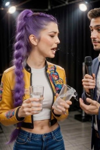 Rumi on the show. Don’t React! — 1 water, 1 tequila (K-Pop Demon Hunters)