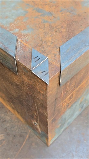 The best technique for making precise angular iron connections