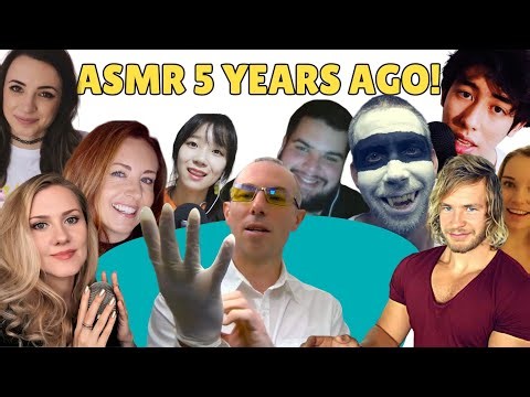 What was ASMR like 5 years ago? Who was the most popular?