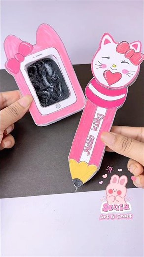 DIY Kawaii Paper Pen Ideas 🌈 Simple & Creative Stationery Craft#shorts #diy #diy #art #craft