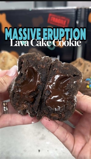 When the cookie erupts like THIS…you know it earned its spot in the Favorites Pack 🌋