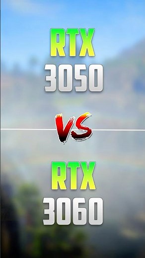 RTX 3050 vs RTX 3060