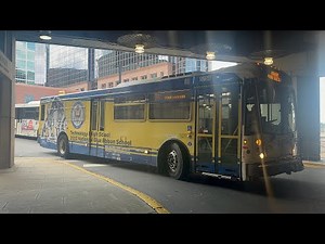 NJTransit Bus at Newark Penn Station Rush Hour