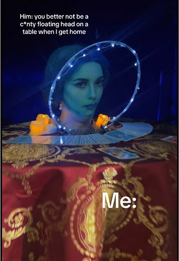 Cosplaying Madame Leota from Haunted Mansion