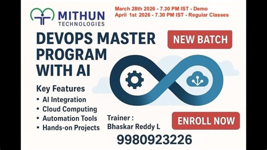 DevOps with AWS - AI Assistance Demo - Mithun Technologies - 9980923226 | Mithun Technologies