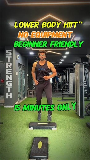 15 Min Lower Body HIIT Workout 🔥 5 Sets Leg Burn Challenge #fitnessshorts #fit #hiitworkout #health