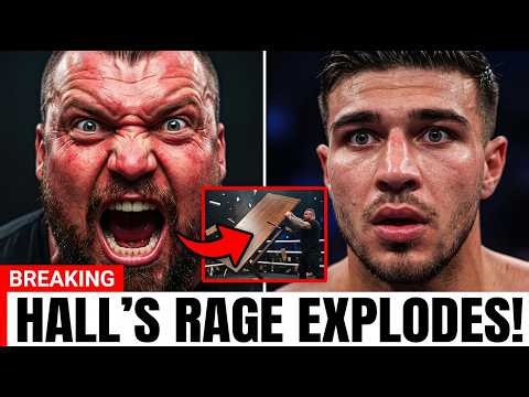 EDDIE HALL'S NUCLEAR RAGE! Table FLIPPED on Tommy Fury!