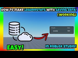 How to make leaderstats with saving data in Roblox Studio!