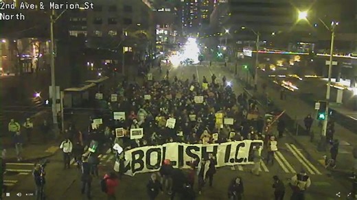 Seattle groups join national protest against ICE raids following Minneapolis shooting