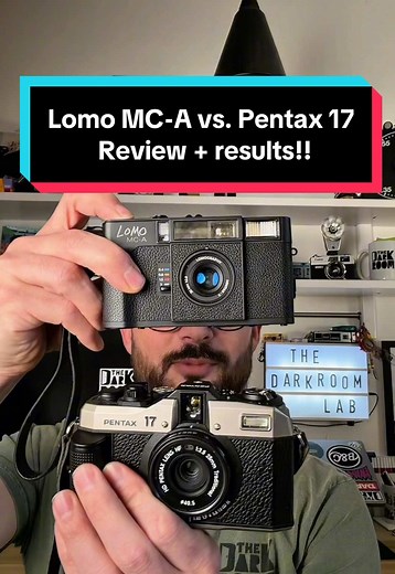 Lomo MCA vs. Pentax 17. Which camera is the best for you? It’s genuinely exciting to see brand new film cameras being designed and released, and these are our two favorite new film cameras in recent memory. Both come in around the same price and both are compact, but they offer very different shooting experiences. The Lomo MCA is a modern, feature-packed autofocus point & shoot that shoots standard 35mm. You get 36 frames per roll, a fast 32mm f2.8 lens that’s full of character, and an impressiv