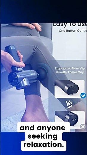 RENPHO Deep Tissue Massage Gun — Instant Muscle Relief in 30s!
