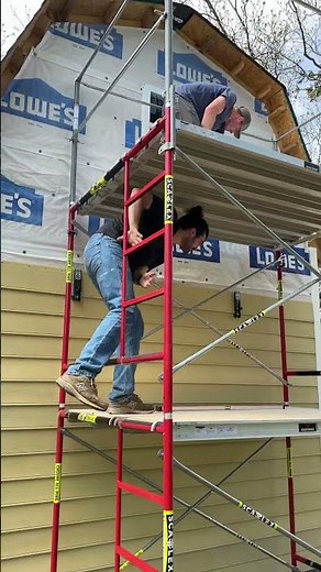 Scafflex — the safer, more durable, trusted scaffolding solution for your job. Available at Lowe's!