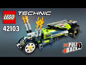 LEGO Hot Rod from Dragster (42103) Technic Extra Building Instructions | Top Brick Builder