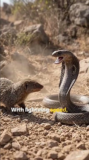The Ultimate Battle: Mongoose vs Cobra! 🐍⚡ #shorts