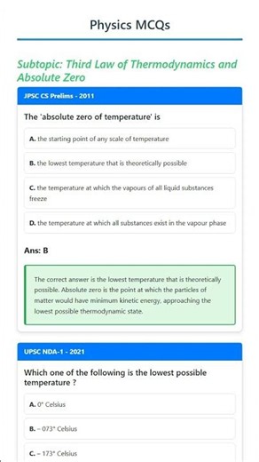 Third Law of Thermodynamics and Absolute Zero