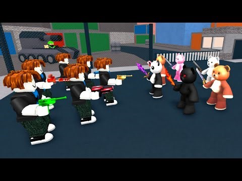 Murder Mystery 6v6 TEAM BATTLE! (BEAR ARMY vs BACON HAIRS)