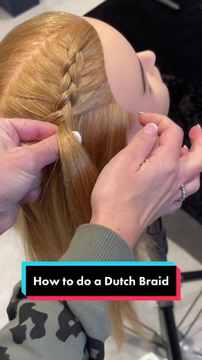Step-by-Step Dutch Braid Tutorial