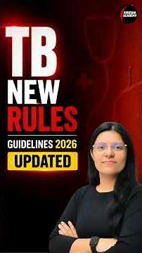 TB New Guidelines 2026 🔥 Latest WHO Update | Diagnosis | Treatment | Nursing Important