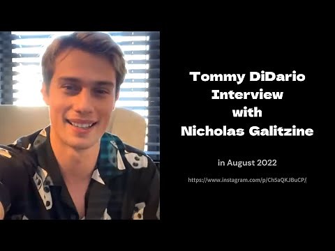 Nicholas Galitzine Interview | Tommy DiDario Aug 30th, 2022 | 니콜라스 갈리친 퍼플하트 인터뷰 한글 자막