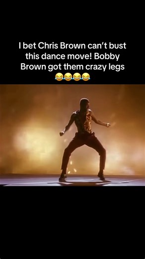 Chris Brown and Bobby Brown. I bet Chris can’t bust this dance move! Brown Bown got them crazy legs!#chrisbrown #bobbybrown #fyp #dance #viral