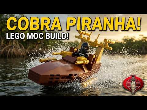 LEGO GI JOE COBRA Piranha MOC | Custom Build