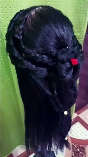 # open tutorial girls # hairstyle short video 😍😍