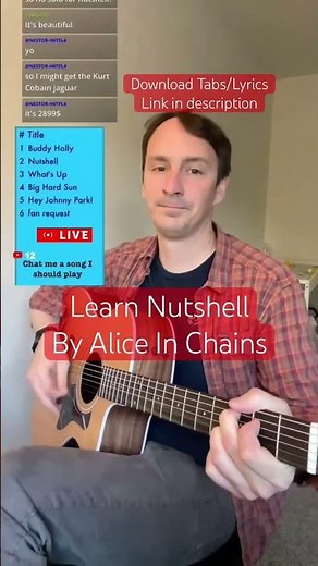 Beginner Guitar Tutorial: Nutshell - Alice In Chains