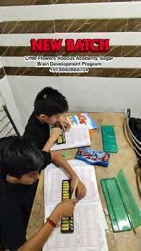 New Batch at Little Flowers Abacus (Maths , English & Brain development program)