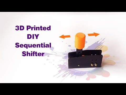 3D Printed DIY sequential shifter #3dprinting #3dprinted #simracing #racingsim #sim #diy