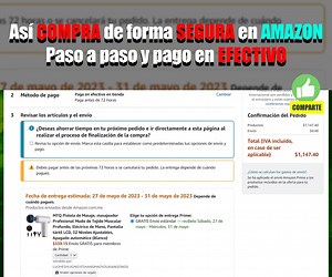 5K views · 178 reactions | Aprende a COMPRAR en Amazon FÁCIL, RÁPIDO y SEGURO con estos sencillos PASOS⭕️  Sigue los pasos que te doy y todas tus compras en Amazon serán perfectas y sin inconvenientes.  Paga con tarjeta de débito, crédito y en efectivo en tiendas participantes. #amazonprime #ecommerce #tiendaonline #Compraseguro #Amazon #afiliado #tutorial #pasoapaso #CompraProtegida #comprasonline #explicación #dinero | Rep Joe | Facebook
