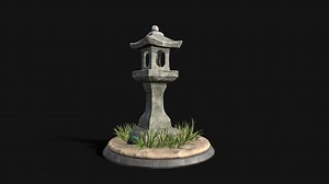 Forest Japanese Lantern - Buy Royalty Free 3D model by Clockwork Creations (@clockworkcreations)