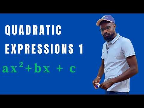 QUADRATIC EXPRESSIONS 1 _ Grade 10 Mathematics. 