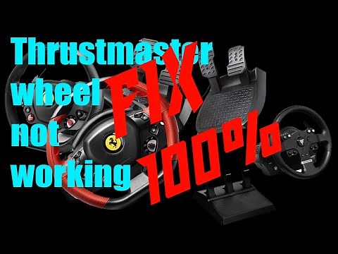 How to fix thrustmaster wheel that has no power/output