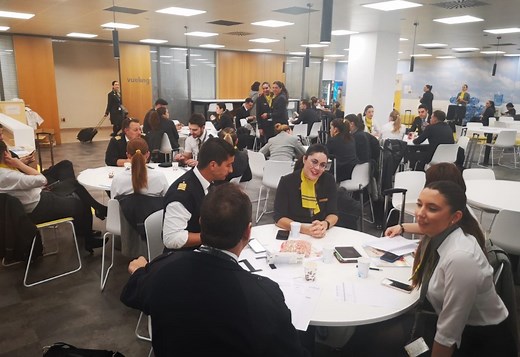 What's Happening at a Cabin Crew Pre-Flight Briefing?