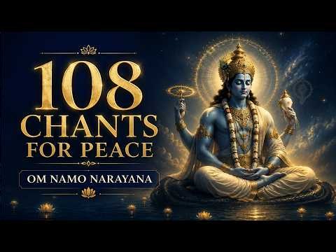 Om Namo Narayana 108 Times Chant | Remove Obstacles & Attract Abundance