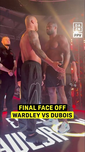 THE FINAL FACE-OFF BETWEEN FABIO WARDLEY AND DANIEL DUBOIS!!🔥🔥 #shorts
